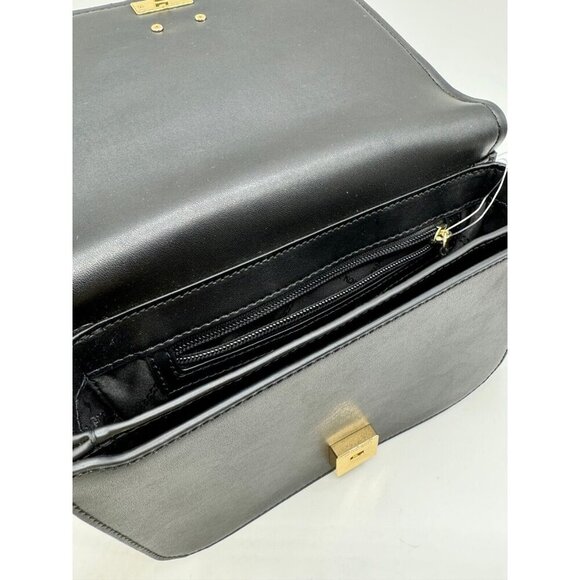 MICHAEL KORS genuine smooth leather large clutch handbag - Black - Picture 9 of 9